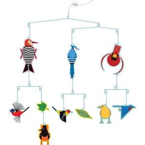 Hanging bird mobile by Charlie Harper